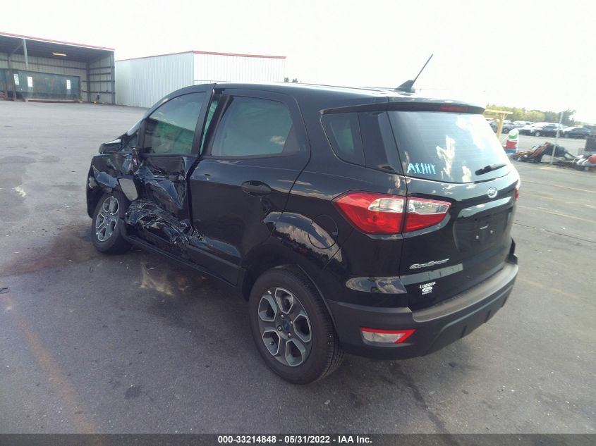 2021 FORD ECOSPORT S MAJ3S2FE4MC447270