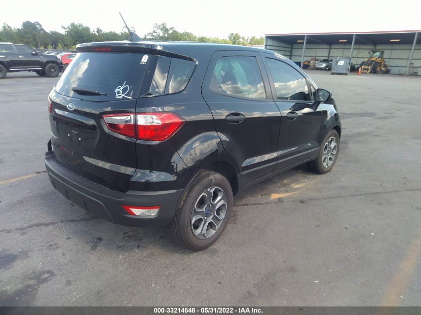 2021 FORD ECOSPORT S MAJ3S2FE4MC447270