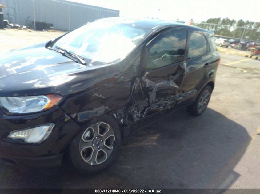 2021 FORD ECOSPORT S MAJ3S2FE4MC447270