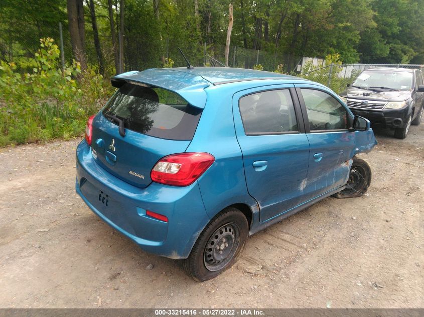 2019 MITSUBISHI MIRAGE ES/RF ML32A3HJ5KH016027