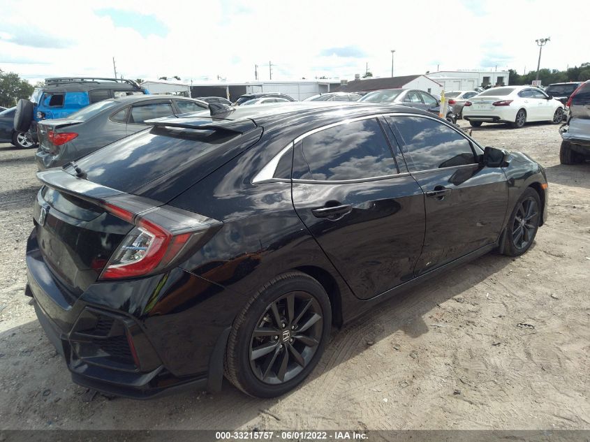 2020 HONDA CIVIC HATCHBACK EX SHHFK7H61LU210004