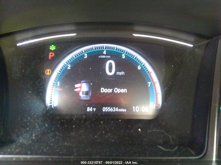 2020 HONDA CIVIC HATCHBACK EX SHHFK7H61LU210004