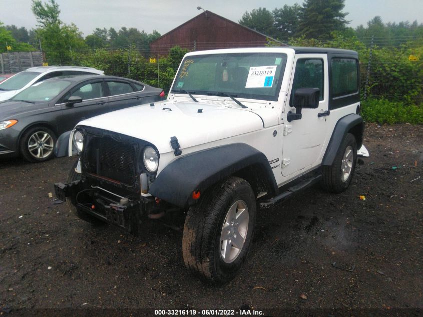 2014 JEEP WRANGLER SPORT 1C4AJWAG8EL159192