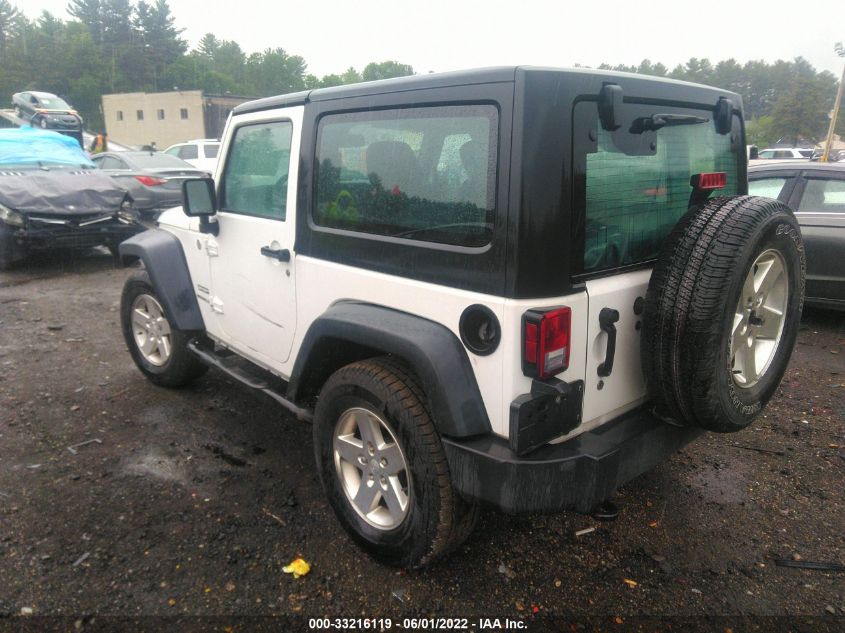2014 JEEP WRANGLER SPORT 1C4AJWAG8EL159192