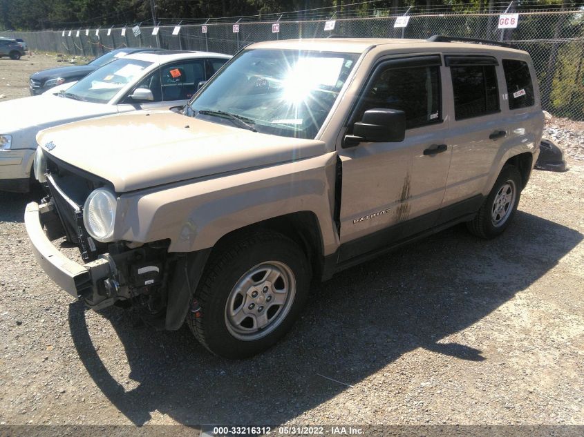 2017 JEEP PATRIOT SPORT 1C4NJPBA6HD122903