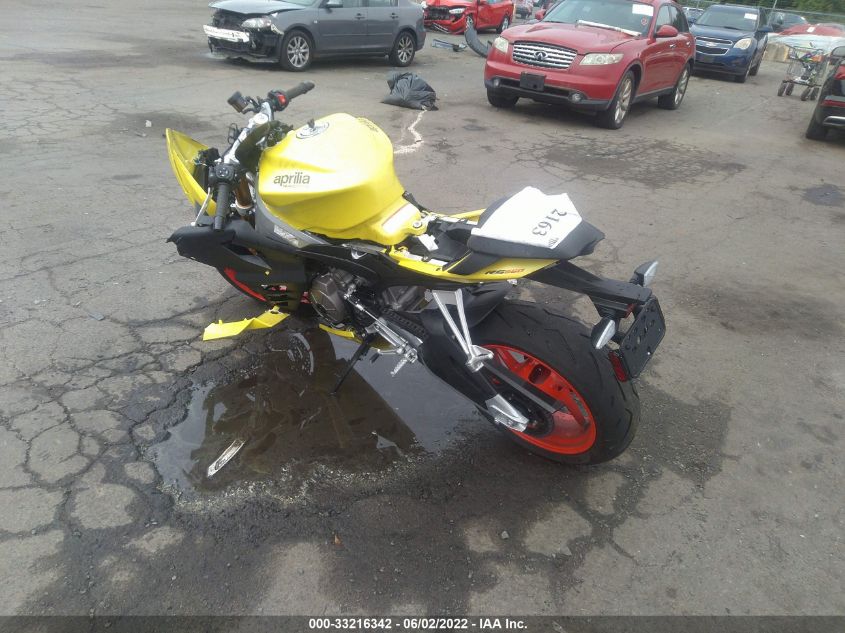 2022 APRILIA RS ZD4KSUG09NS000109