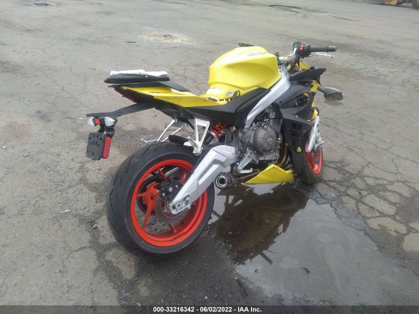 2022 APRILIA RS ZD4KSUG09NS000109
