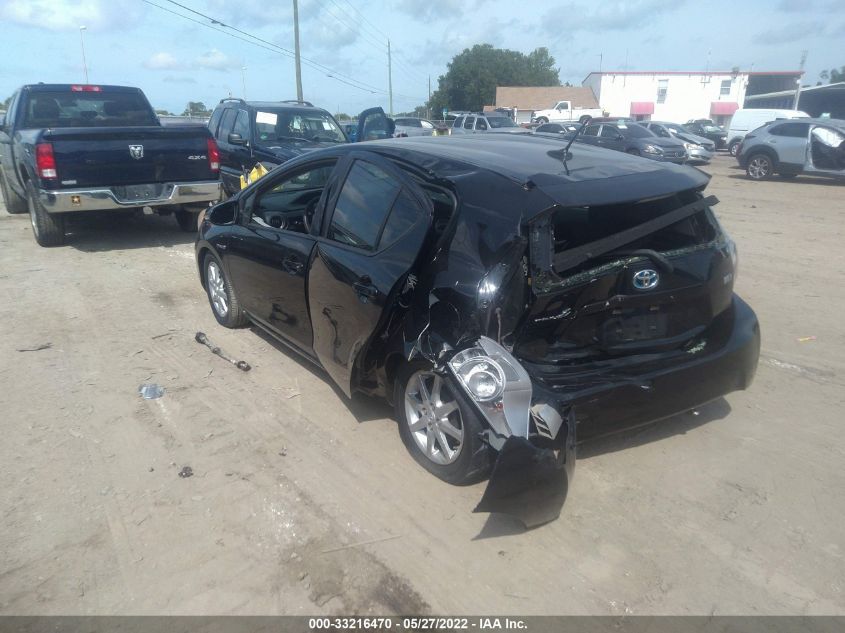 2013 TOYOTA PRIUS C ONE/TWO/THREE/FOUR JTDKDTB36D1534206
