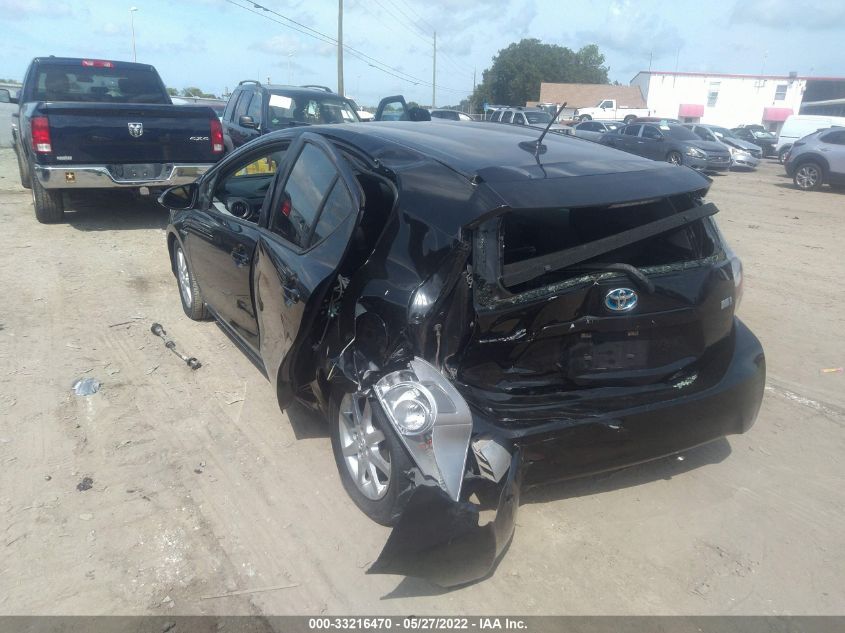 2013 TOYOTA PRIUS C ONE/TWO/THREE/FOUR JTDKDTB36D1534206