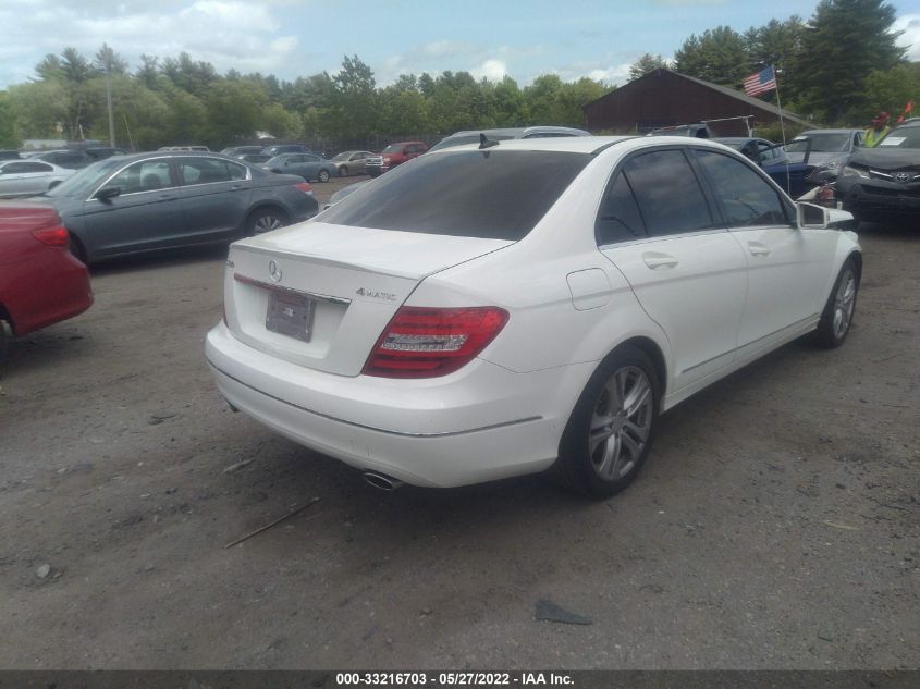 2013 MERCEDES-BENZ C-CLASS C 300 LUXURY WDDGF8AB7DA885265
