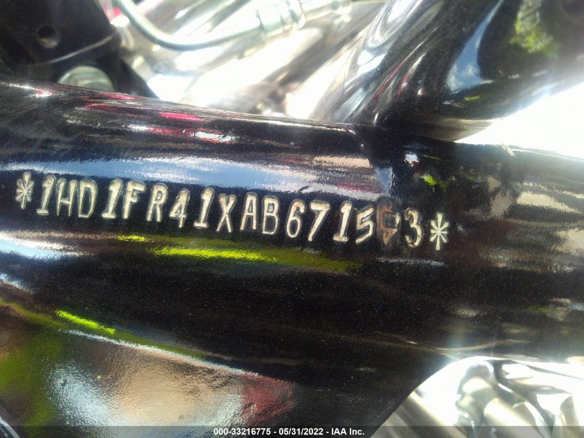 2010 HARLEY-DAVIDSON FLHRC 1HD1FR41XAB671593