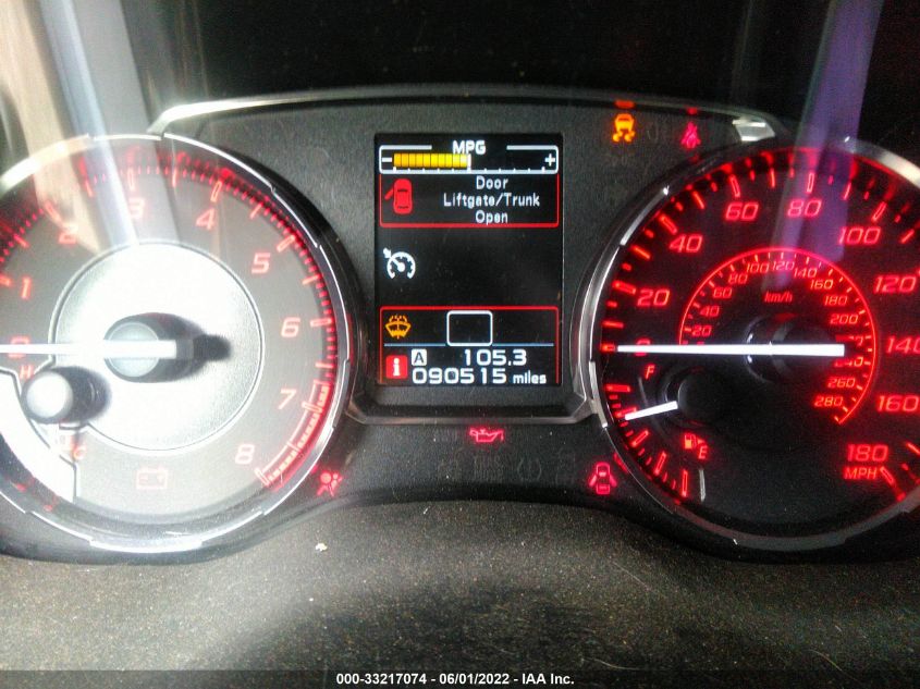 2015 SUBARU WRX JF1VA1A66F9816796
