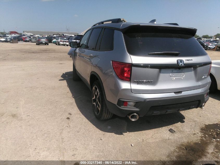 2022 HONDA PASSPORT ELITE 5FNYF8H02NB004323