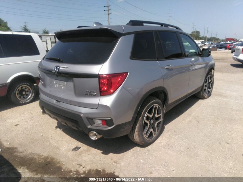 2022 HONDA PASSPORT ELITE 5FNYF8H02NB004323