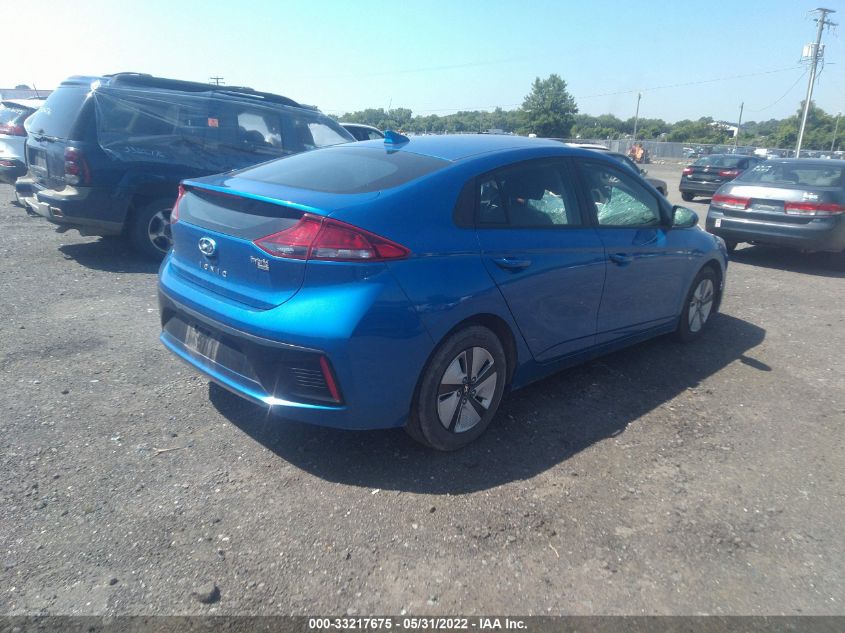 2017 HYUNDAI IONIQ HYBRID BLUE KMHC65LC0HU027715