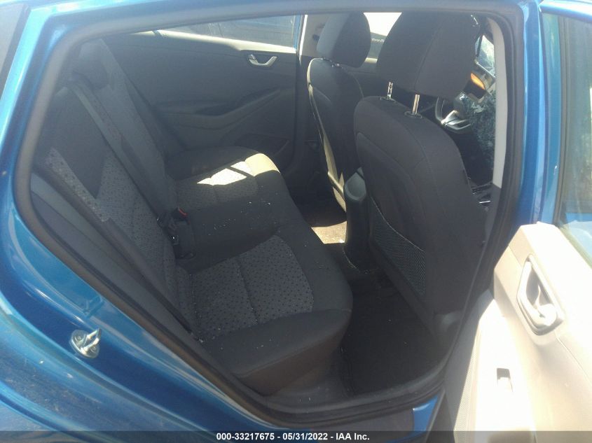 2017 HYUNDAI IONIQ HYBRID BLUE KMHC65LC0HU027715