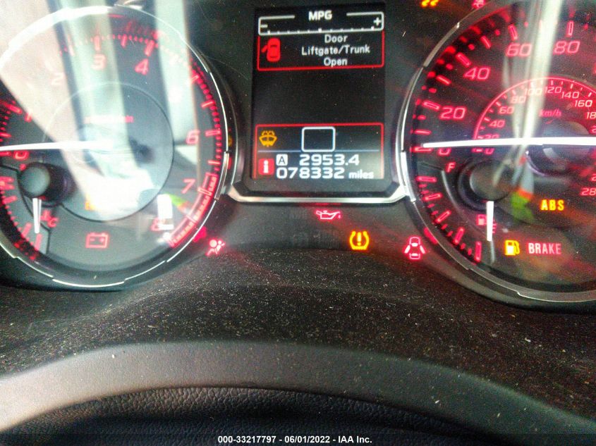 2016 SUBARU WRX JF1VA1B63G9830414