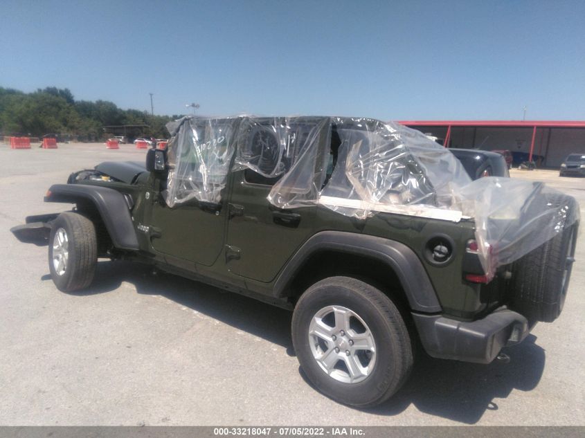 2021 JEEP WRANGLER UNLIMITED SPORT S 1C4HJXDG5MW510220