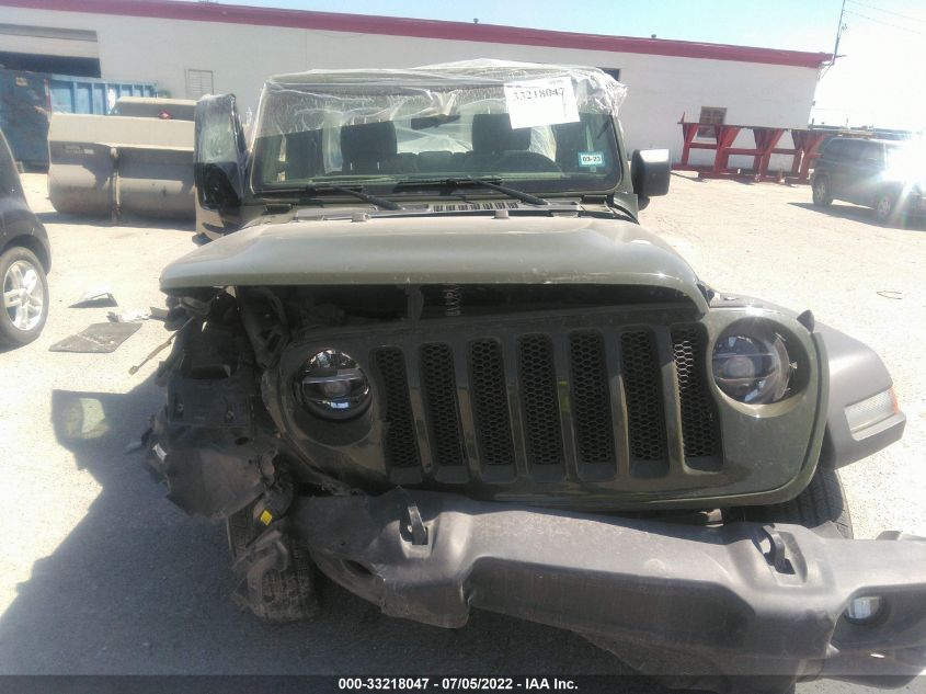 2021 JEEP WRANGLER UNLIMITED SPORT S 1C4HJXDG5MW510220