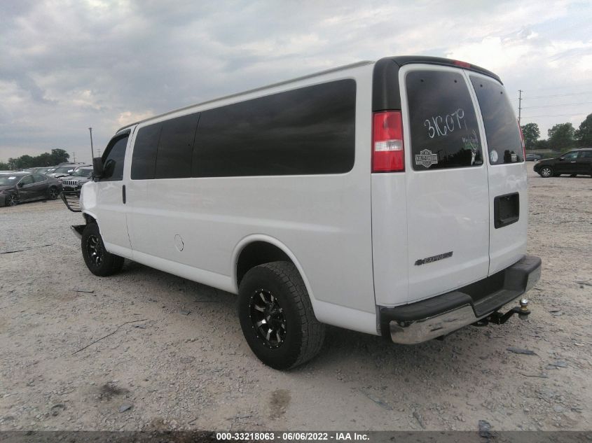 2018 CHEVROLET EXPRESS PASSENGER LT 1GAZGPFG0J1316079