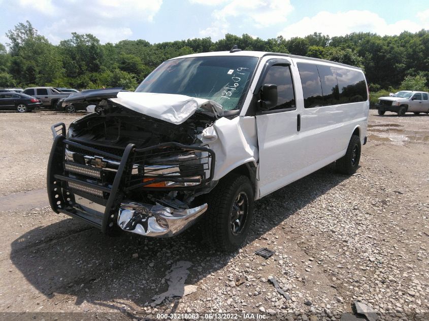 2018 CHEVROLET EXPRESS PASSENGER LT 1GAZGPFG0J1316079