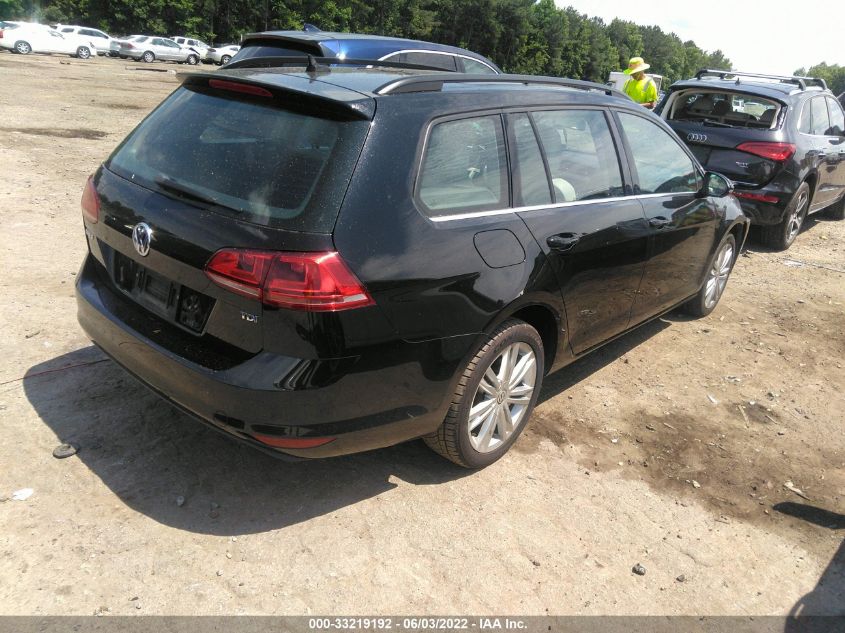 2015 VOLKSWAGEN GOLF SPORTWAGEN TDI SE 3VWCA7AU6FM507993