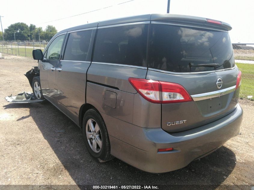 2015 NISSAN QUEST SV/S/PLATINUM/SL JN8AE2KP5F9123314
