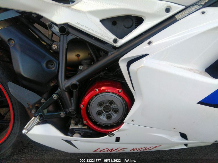 2012 DUCATI SUPERBIKE 848/848 EVO CORSE SE ZDM1XBMVXCB018522
