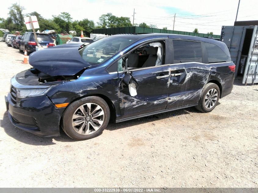 2021 HONDA ODYSSEY EX-L 5FNRL6H73MB042995