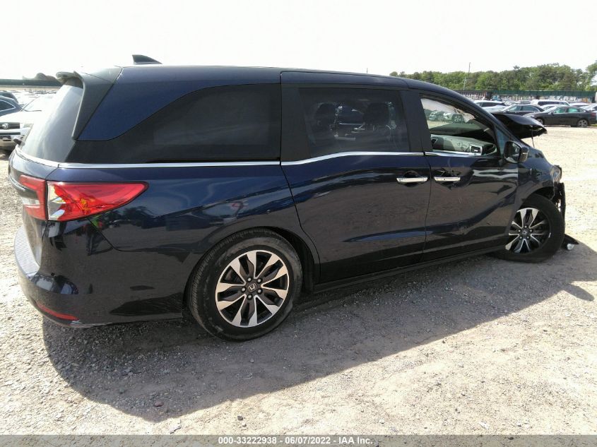 2021 HONDA ODYSSEY EX-L 5FNRL6H73MB042995