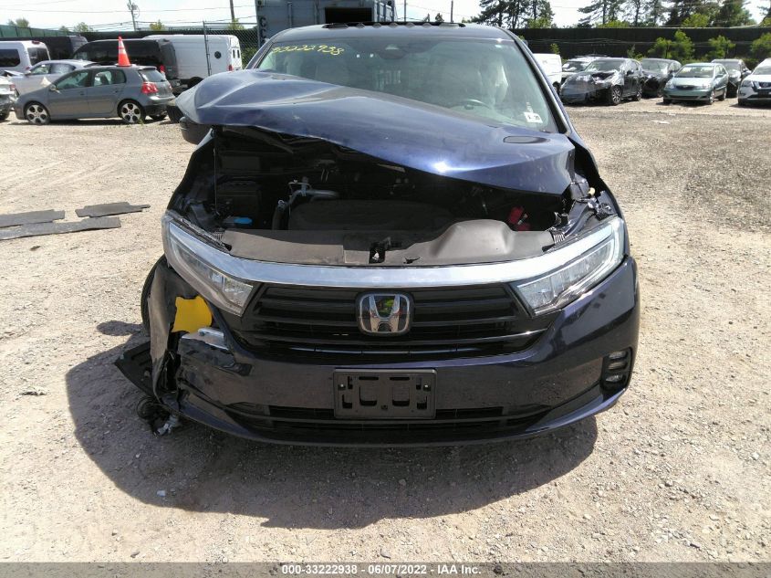 2021 HONDA ODYSSEY EX-L 5FNRL6H73MB042995