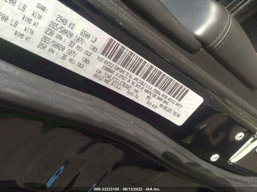 2018 JEEP GRAND CHEROKEE HIGH ALTITUDE 1C4RJFCG1JC363021