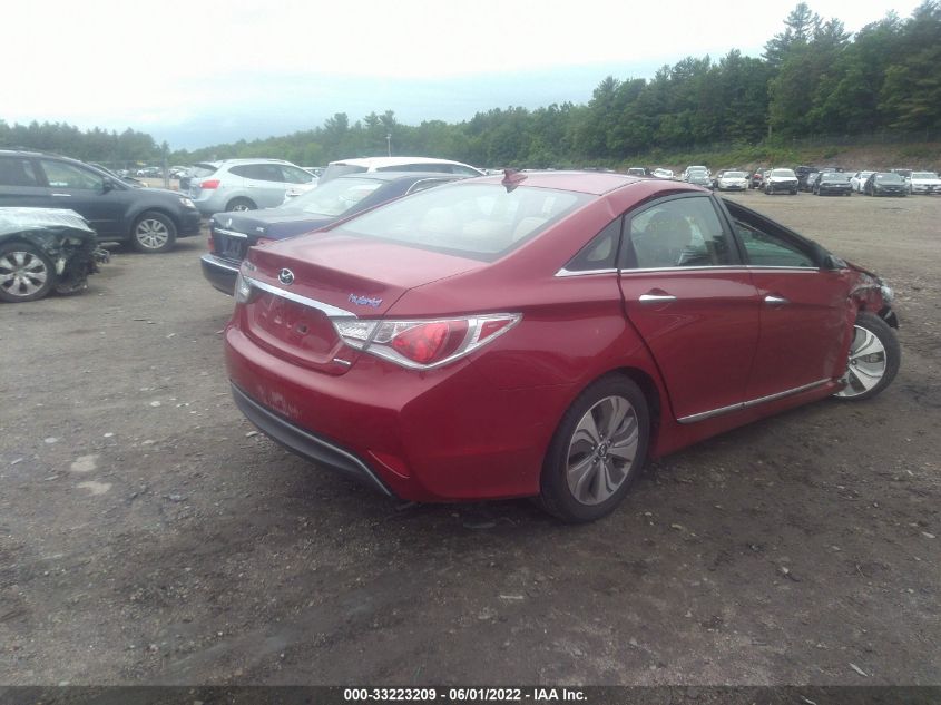 2014 HYUNDAI SONATA HYBRID LIMITED KMHEC4A48EA111821