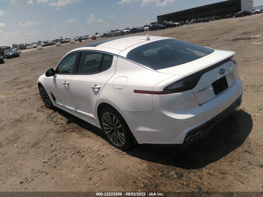 2018 KIA STINGER PREMIUM KNAE25LA3J6012561