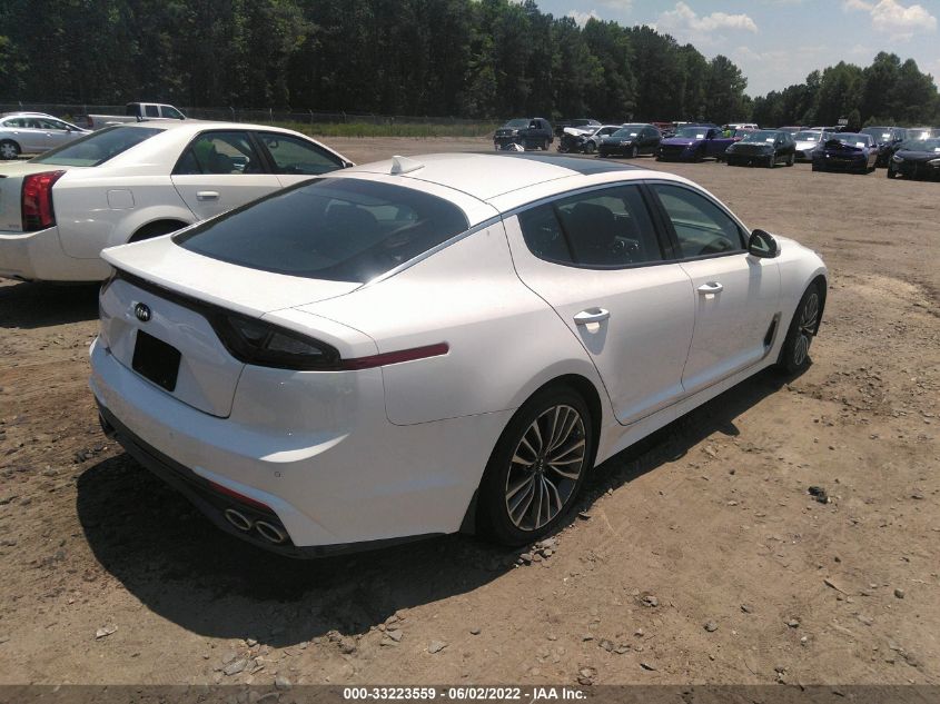 2018 KIA STINGER PREMIUM KNAE25LA3J6012561