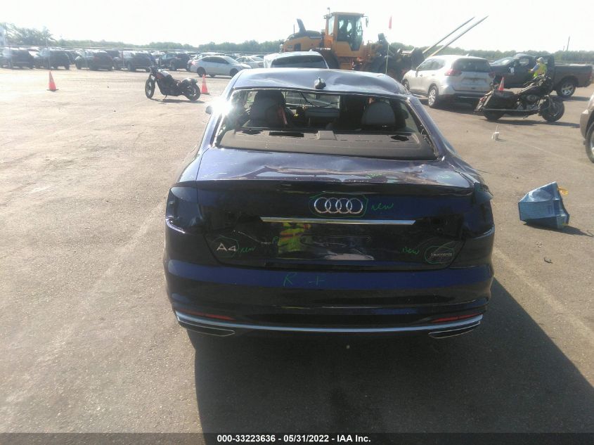 2022 AUDI A4 SEDAN S LINE PREMIUM PLUS WAUEAAF43NA022043