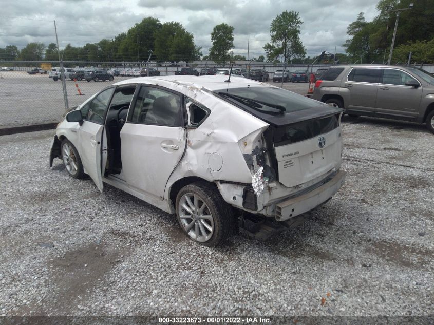 2013 TOYOTA PRIUS ONE/TWO/THREE/FOUR/FIVE JTDKN3DU9D5610738