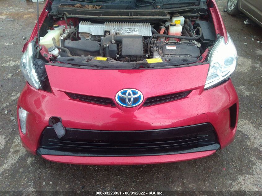 2013 TOYOTA PRIUS ONE/TWO/THREE/FOUR/FIVE JTDKN3DU6D5539367