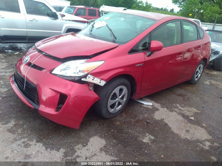 2013 TOYOTA PRIUS ONE/TWO/THREE/FOUR/FIVE JTDKN3DU6D5539367