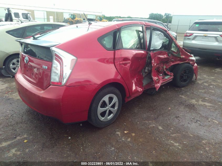 2013 TOYOTA PRIUS ONE/TWO/THREE/FOUR/FIVE JTDKN3DU6D5539367