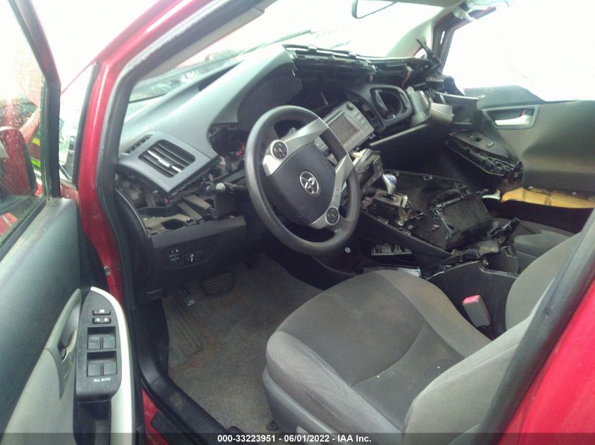 2013 TOYOTA PRIUS ONE/TWO/THREE/FOUR/FIVE JTDKN3DU6D5539367