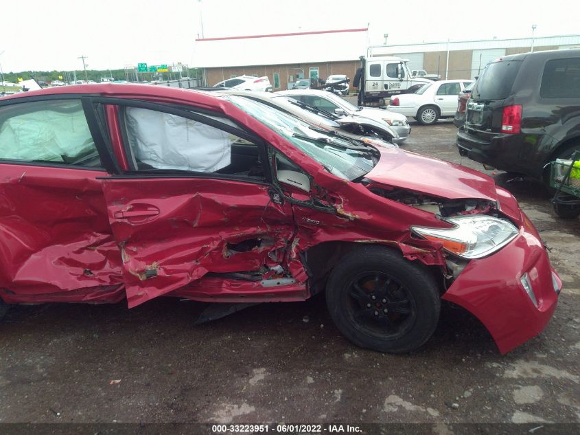 2013 TOYOTA PRIUS ONE/TWO/THREE/FOUR/FIVE JTDKN3DU6D5539367