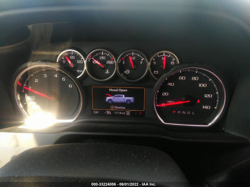 2022 CHEVROLET SILVERADO 1500 LTD LTZ 3GCUYGETXNG134331