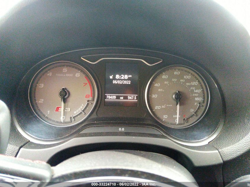 2015 AUDI S3/A3 2.0T PREMIUM PLUS WAUBFGFF5F1063865