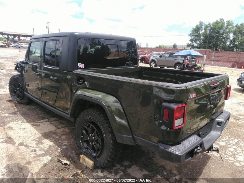 2022 JEEP GLADIATOR WILLYS 1C6HJTAG4NL114805