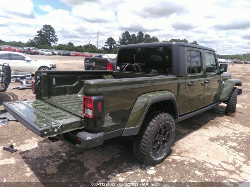 2022 JEEP GLADIATOR WILLYS 1C6HJTAG4NL114805