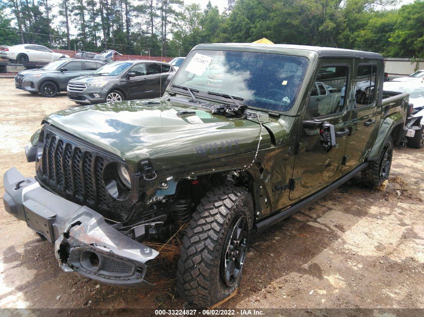 2022 JEEP GLADIATOR WILLYS 1C6HJTAG4NL114805