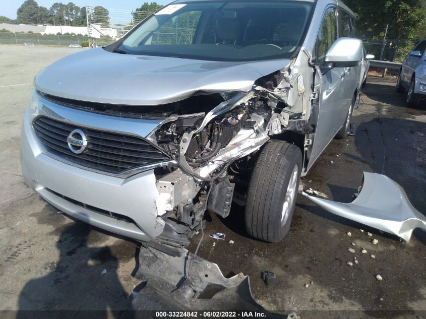 2016 NISSAN QUEST SV/S/PLATINUM/SL JN8AE2KP2G9151184