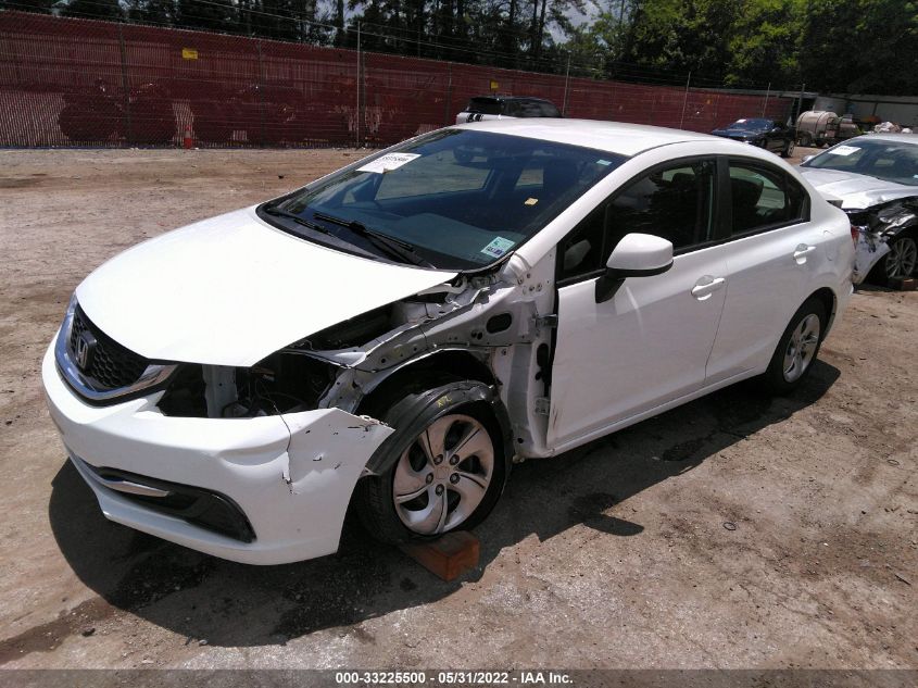 2013 HONDA CIVIC SDN LX 19XFB2F50DE087138