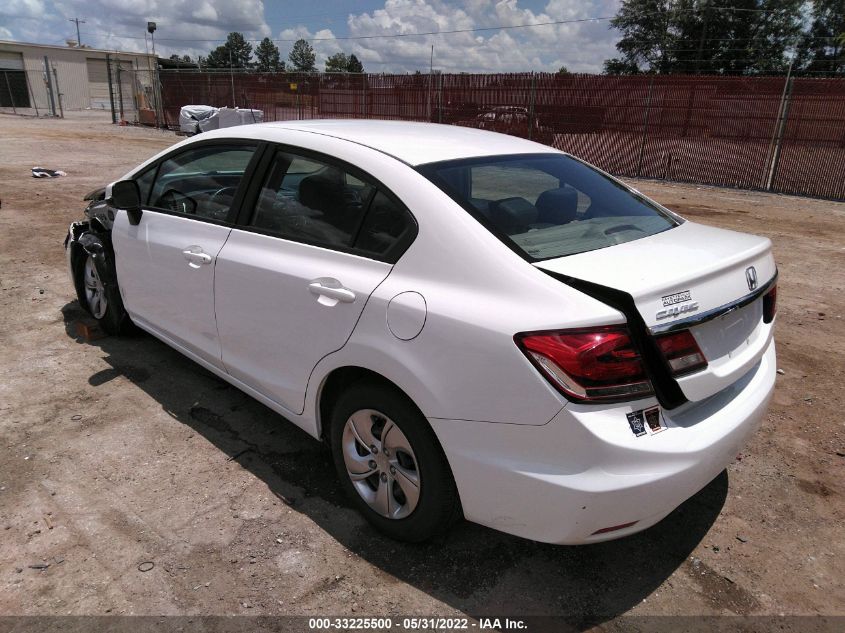 2013 HONDA CIVIC SDN LX 19XFB2F50DE087138